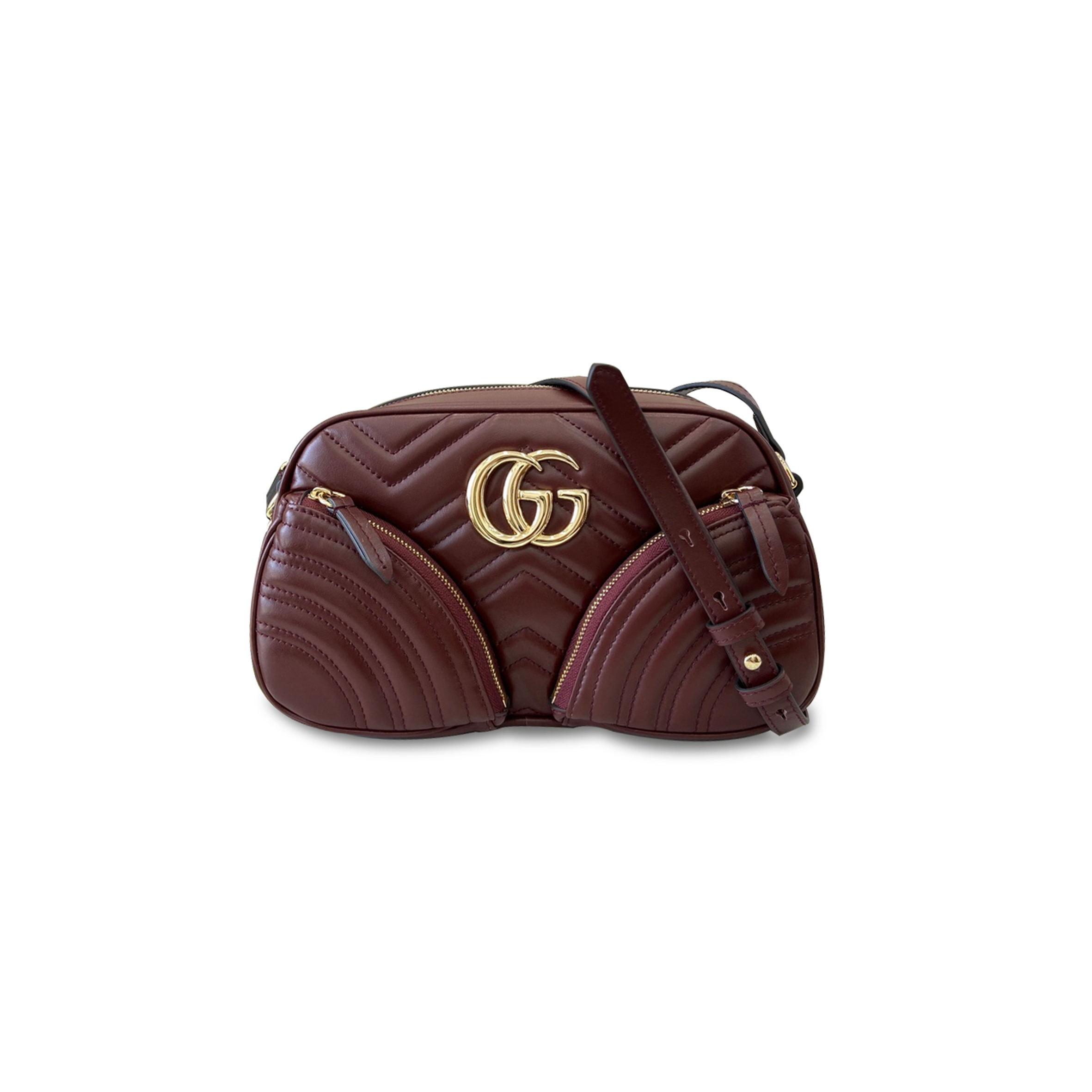 GUCCI GG MARMONT LEATHER CROSSBODY BAG 798715 (24.5*15*9cm)